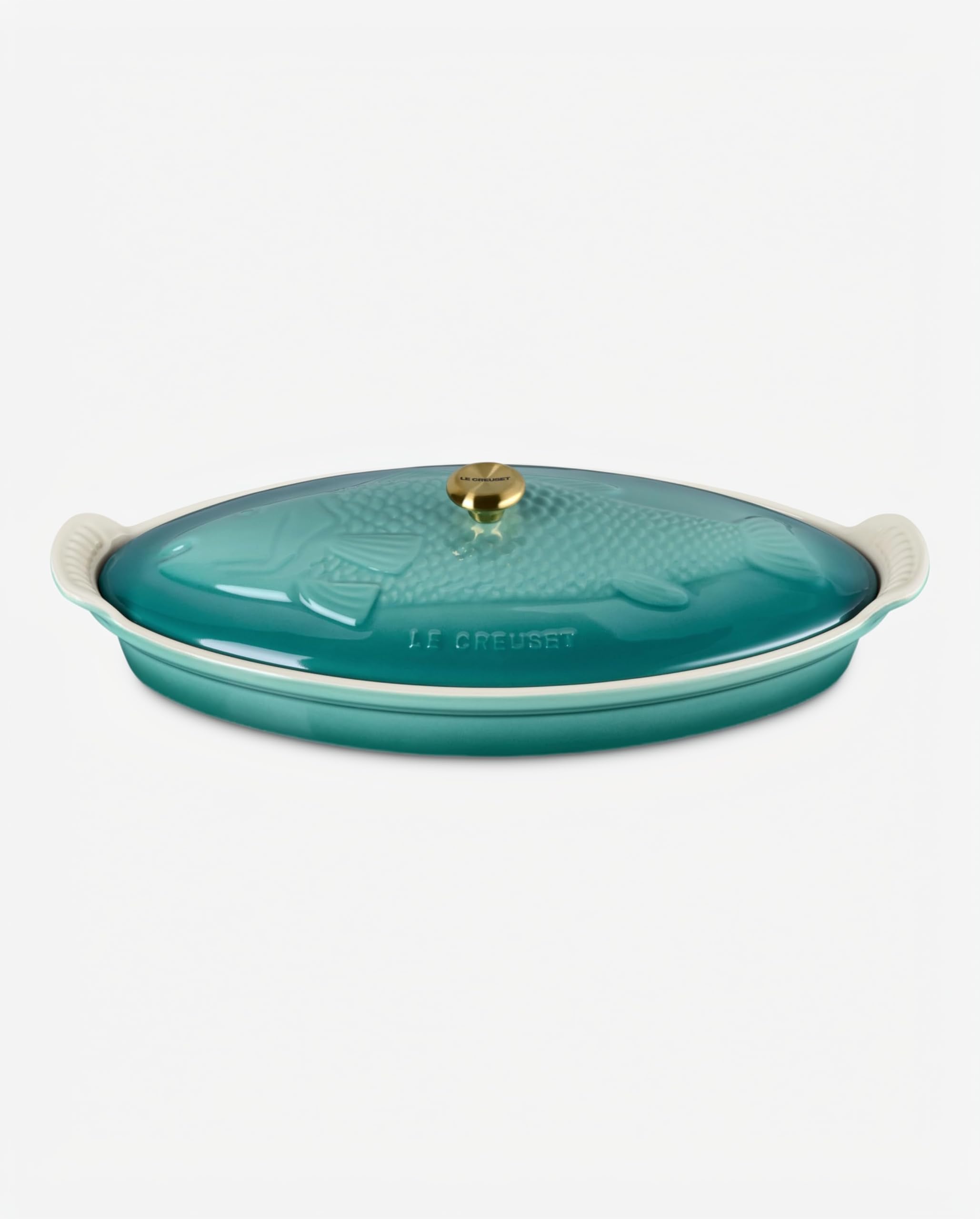 Amazon.com: Le Creuset Stoneware Heritage Fish Baker, 1.7 qt